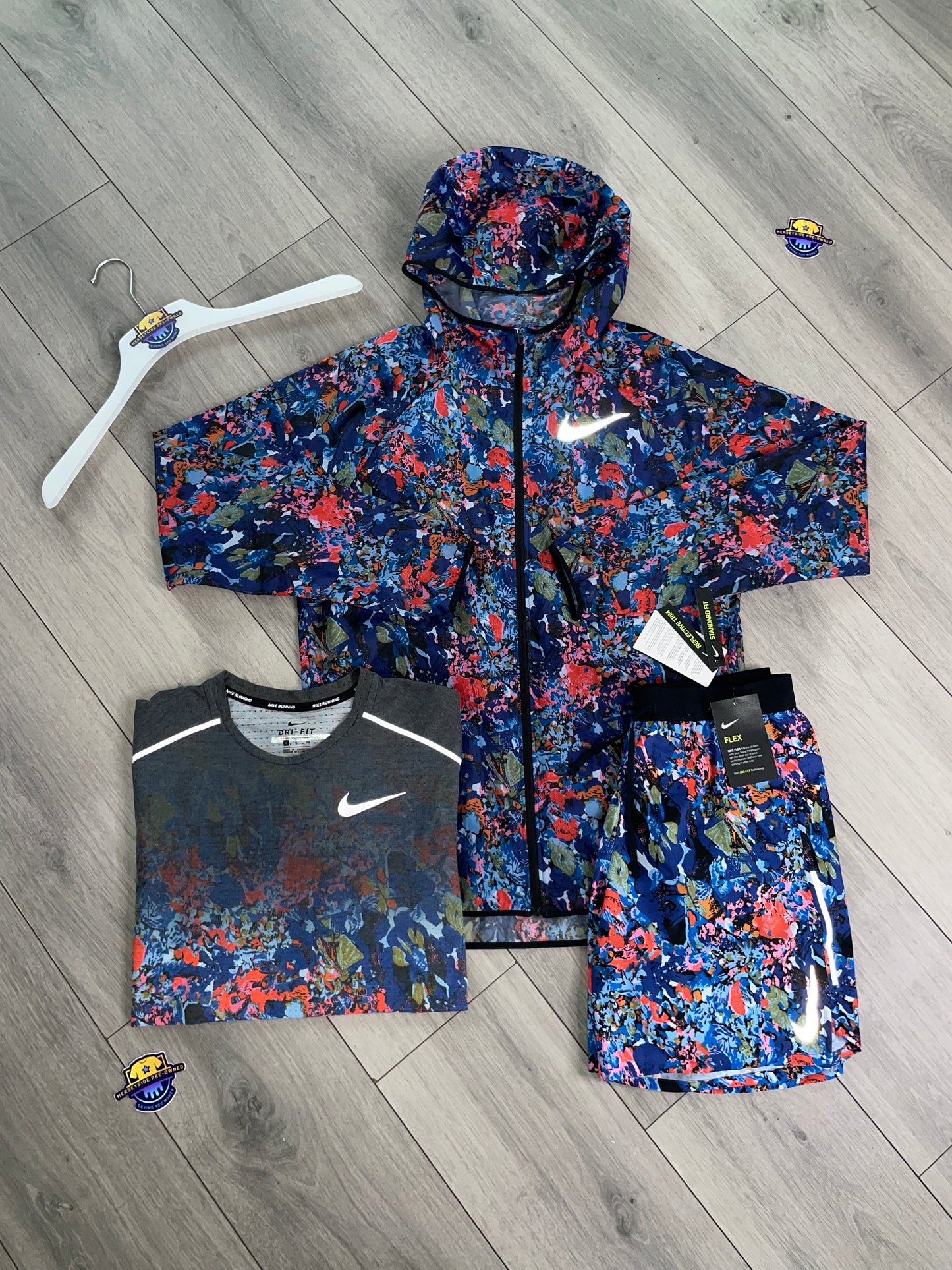 Nike Floral Set Blue 🪻