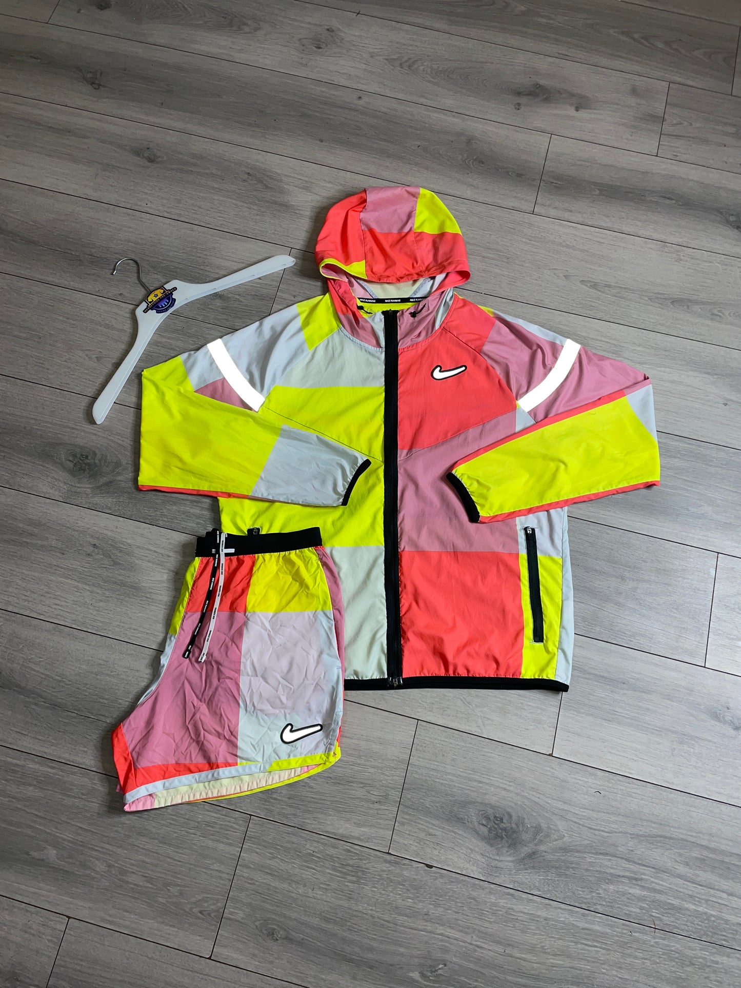 Nike Patchwork Set Pink 🧩