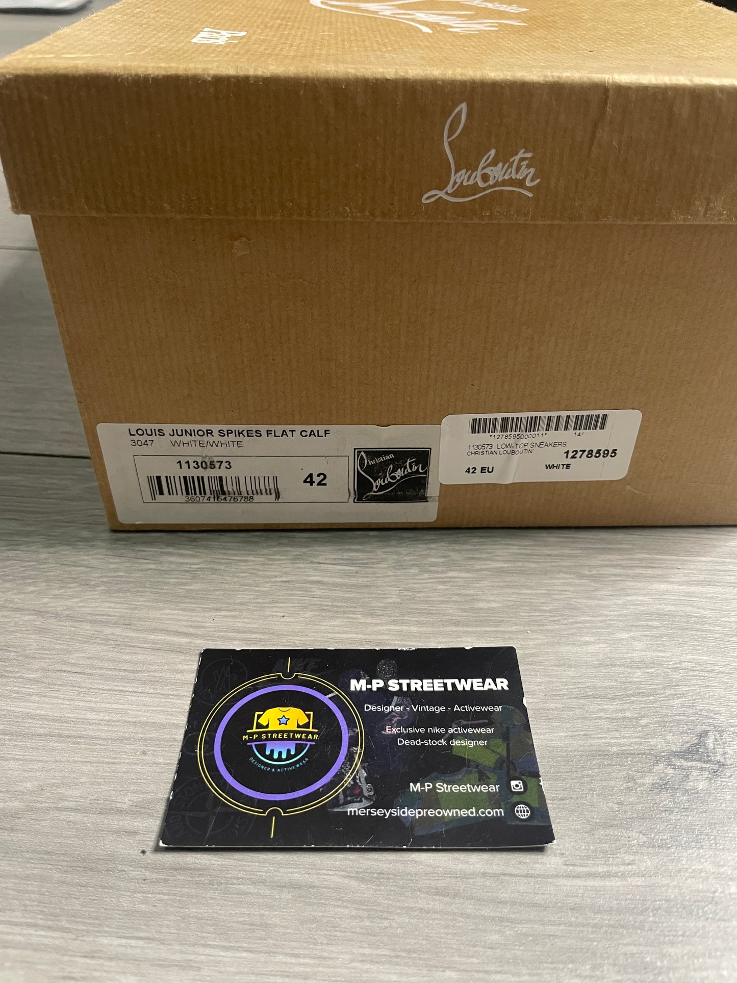 Christian Louboutin Louis Junior Spikes