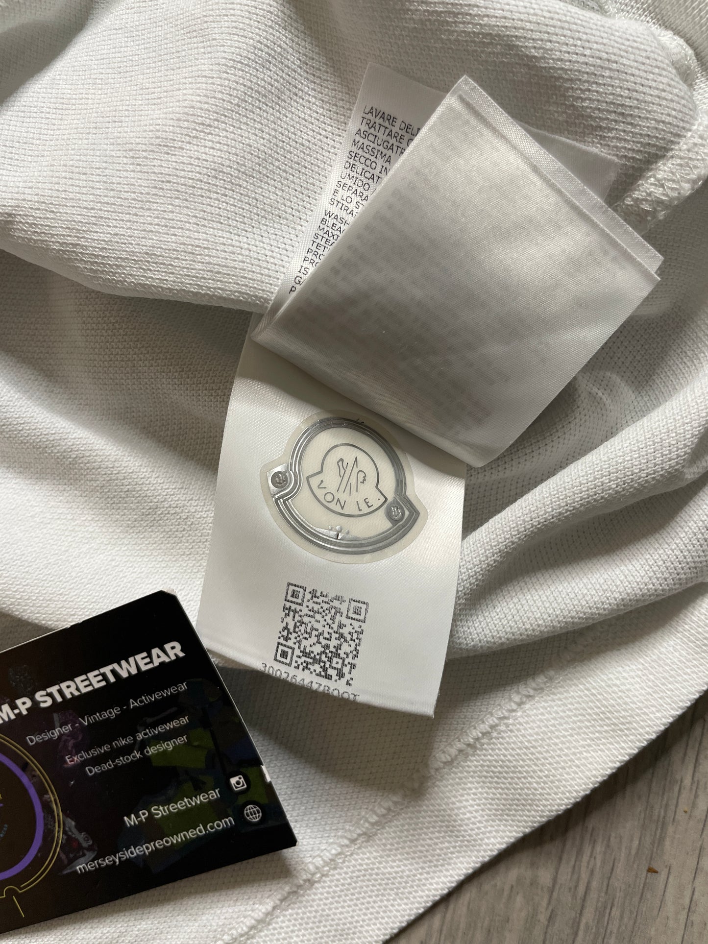 Moncler Maglia Polo White