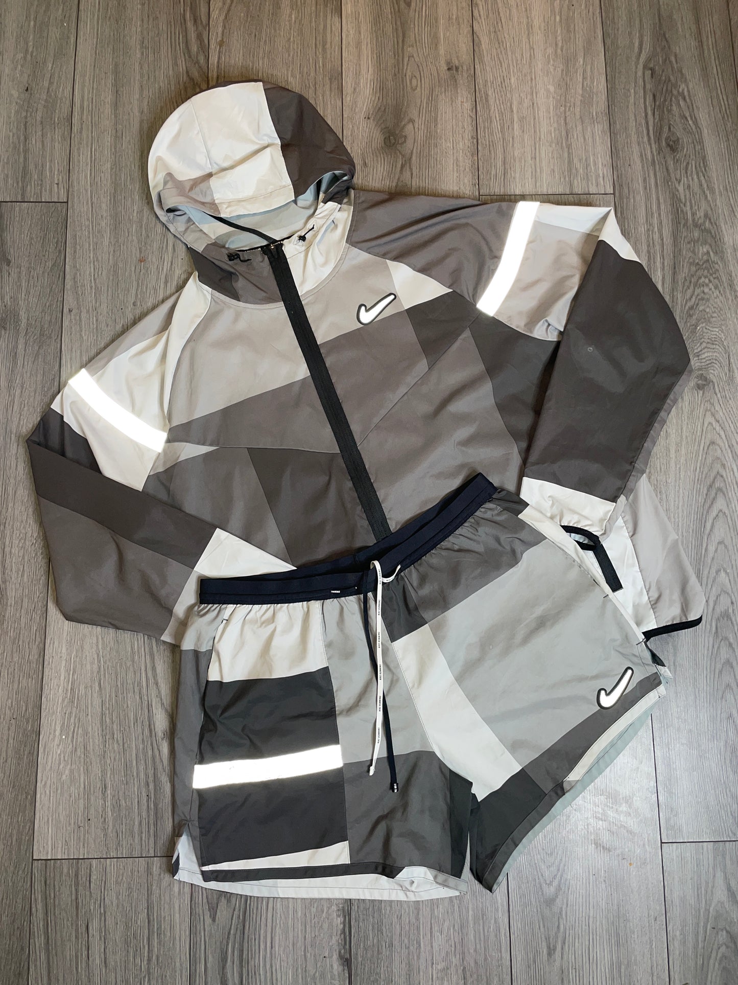 Nike patchwork grey set 🧩