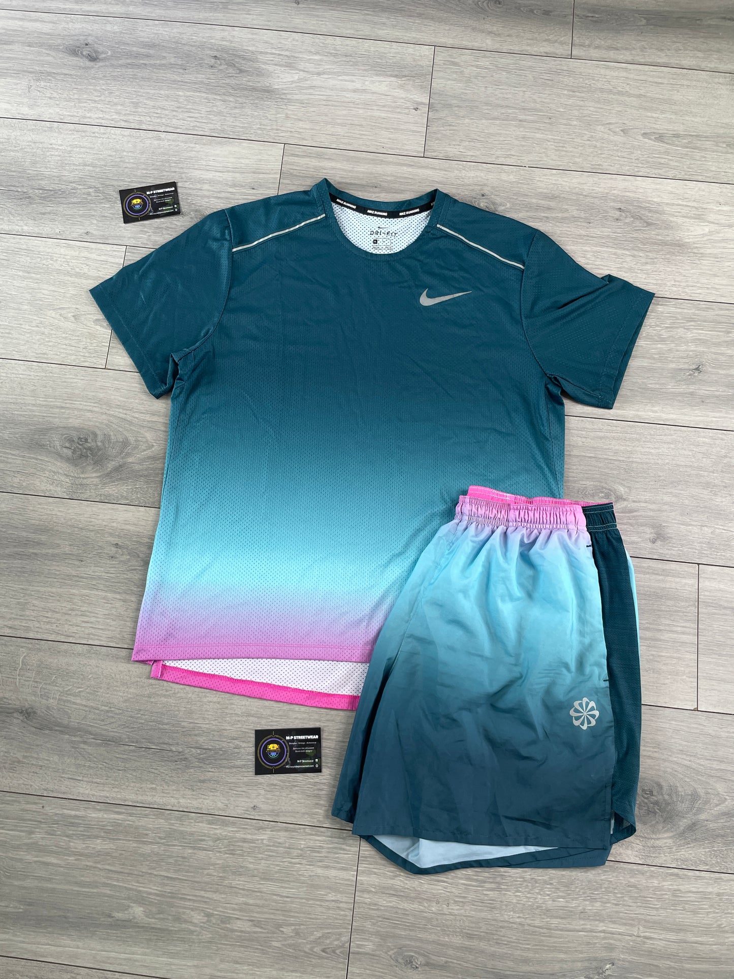 Nike Gradient Miler Shorts Set