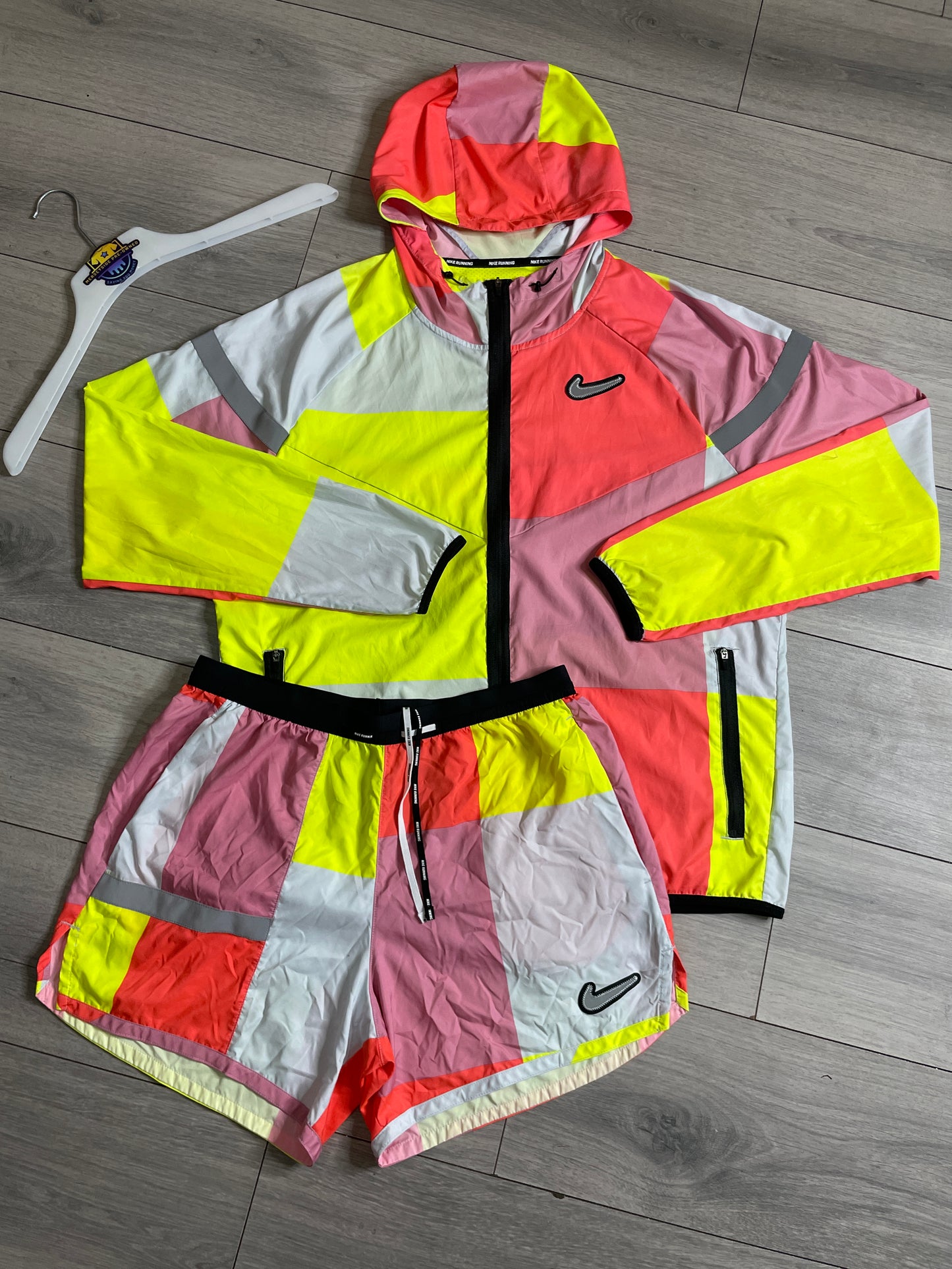 Nike Patchwork Set Pink 🧩
