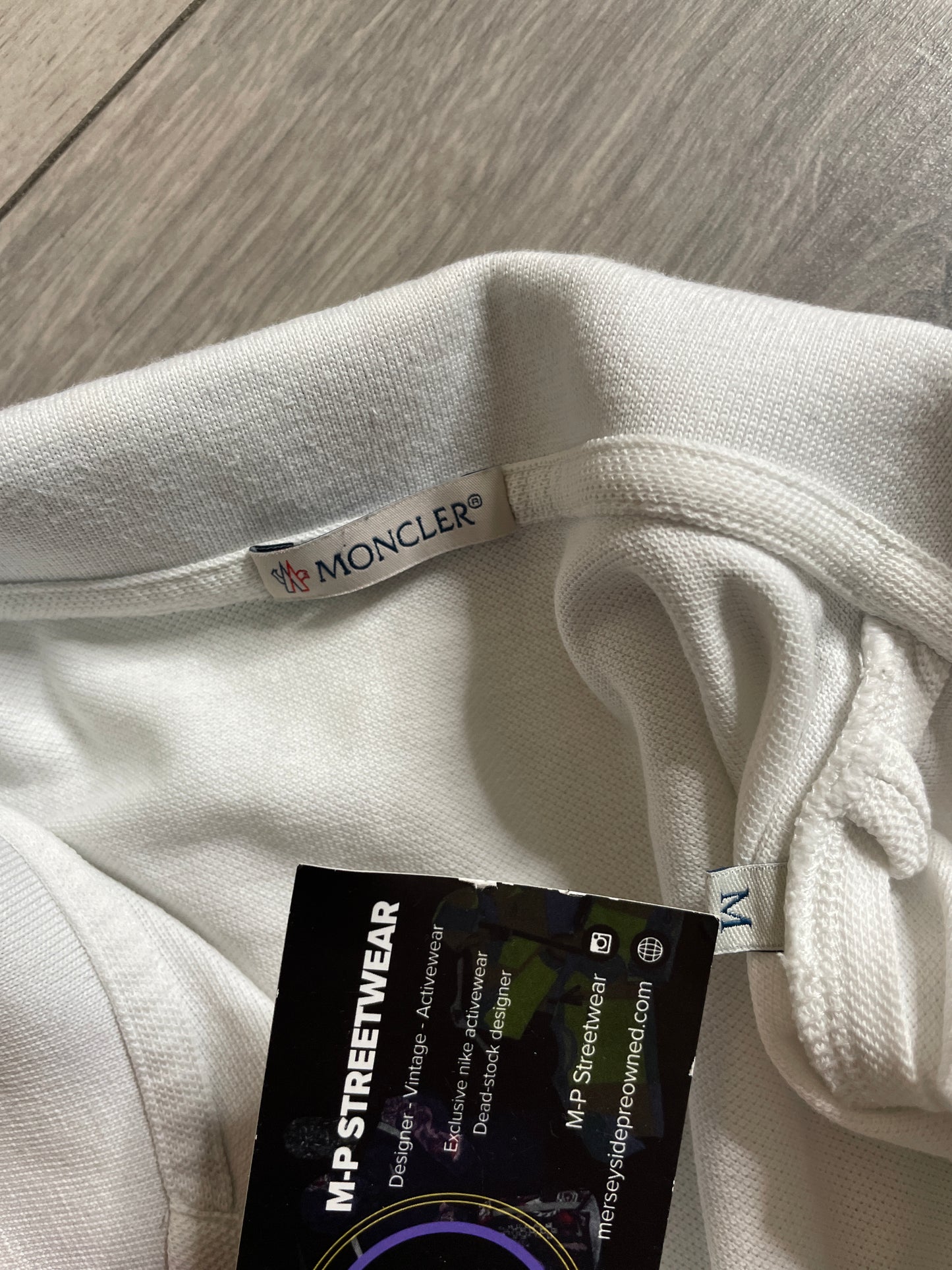 Moncler Maglia Polo White