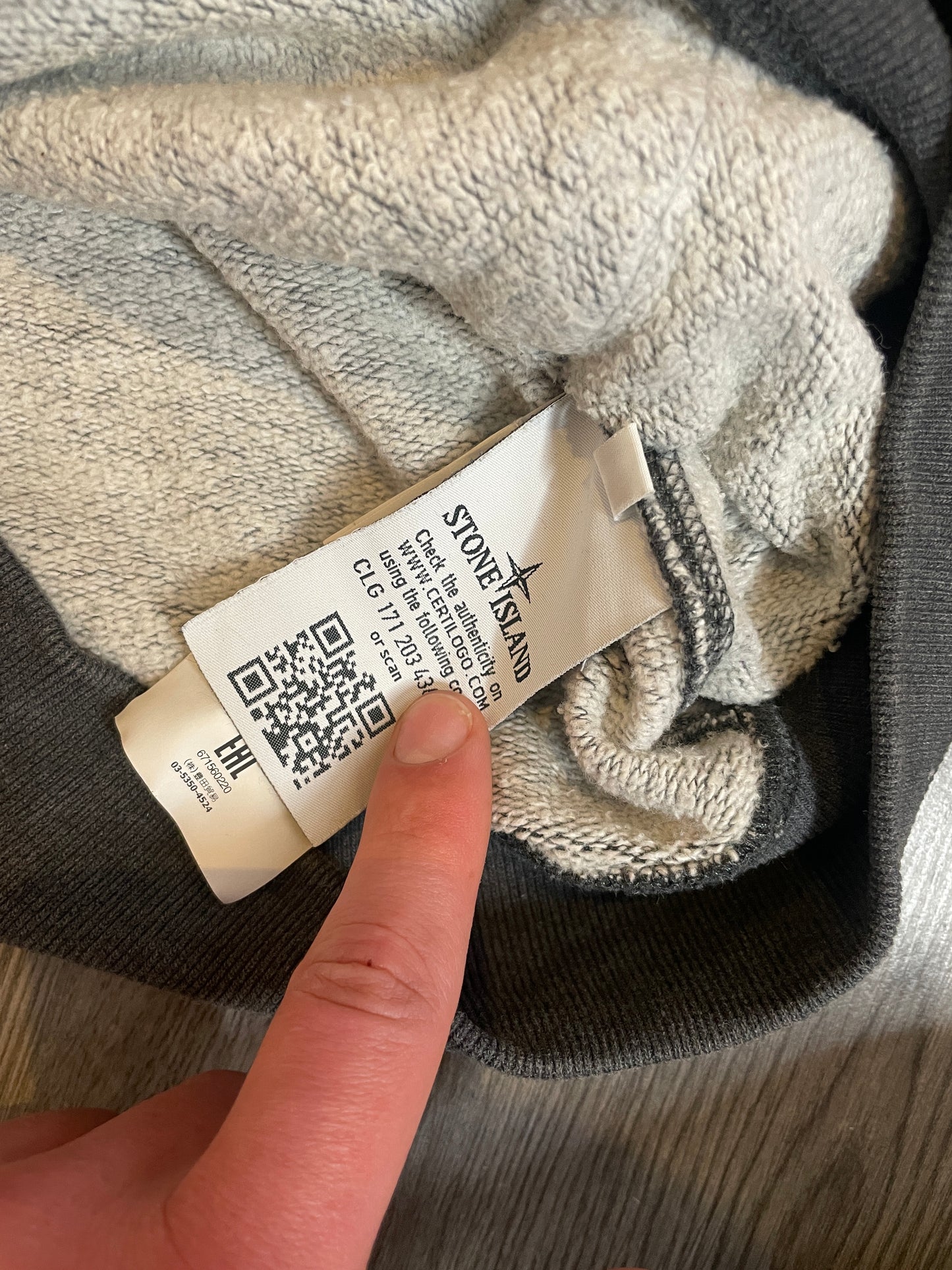 Stone Island Fleece hoodie