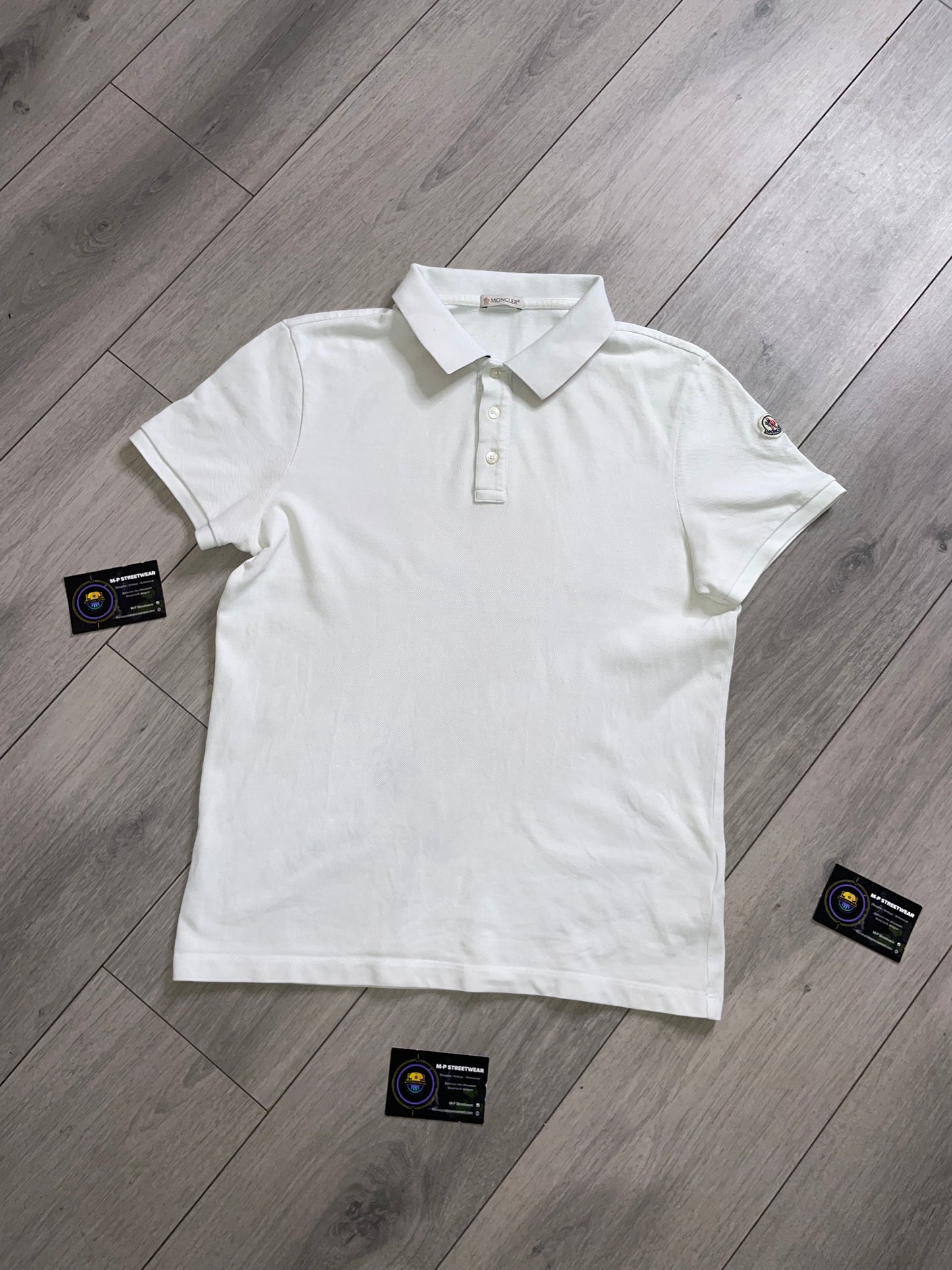 Moncler Maglia Polo White