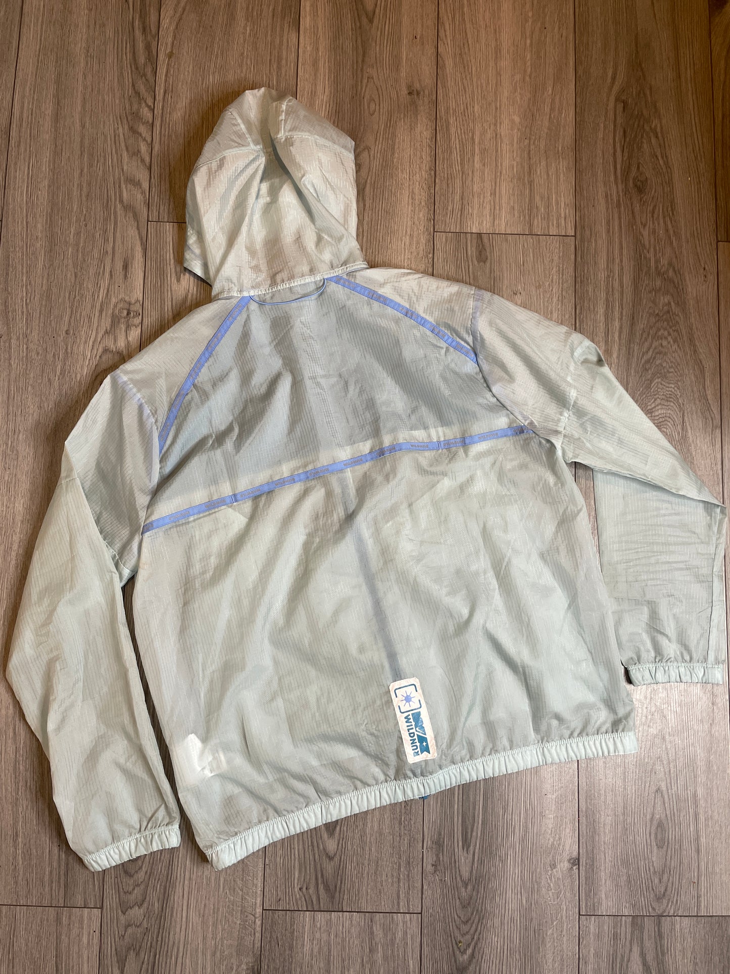 Nike Wild Run baby blue windbreaker