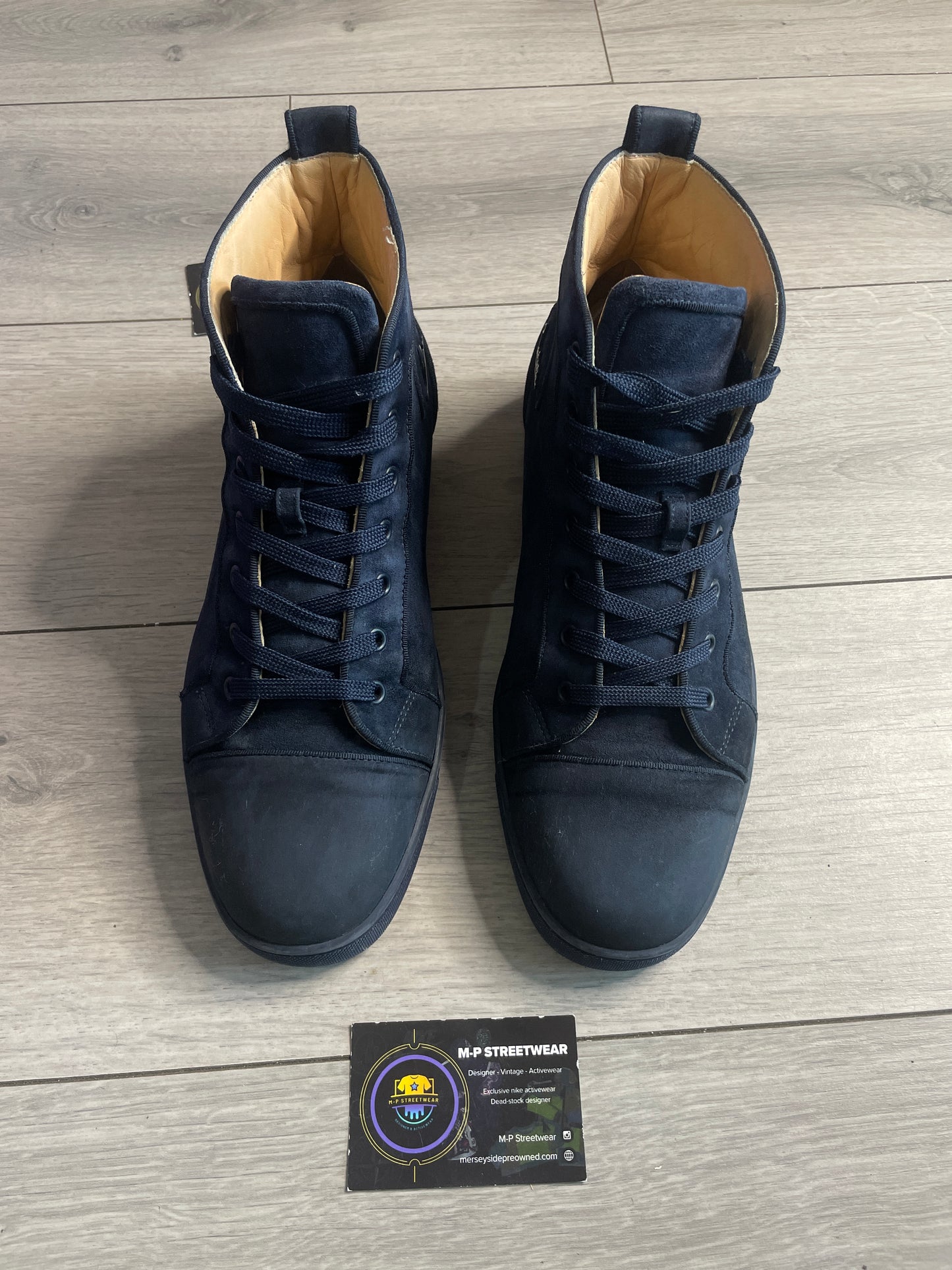 Christian Louboutin HighTops Navy