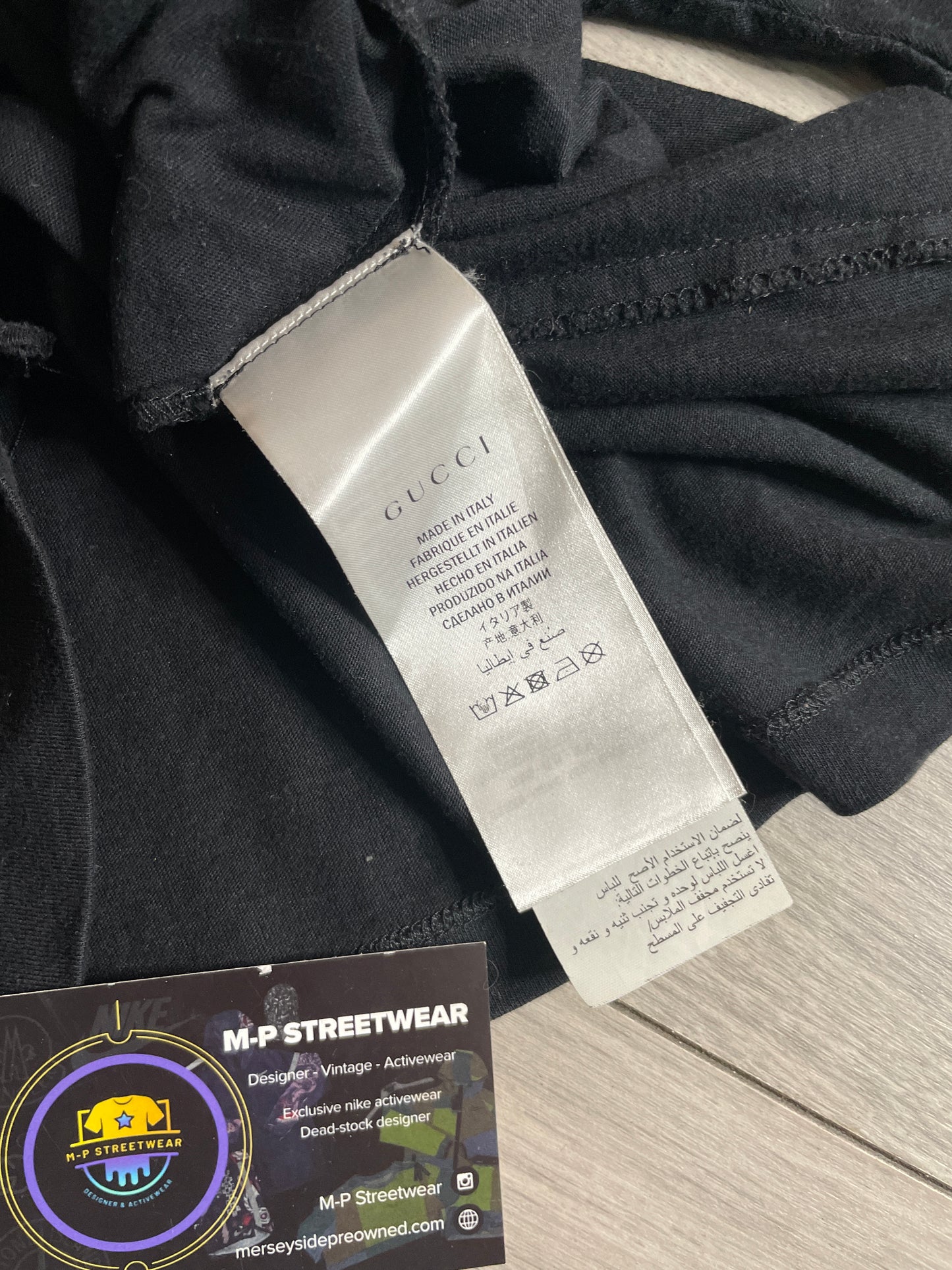 Gucci Cities Rainbow Logo Tshirt (S)