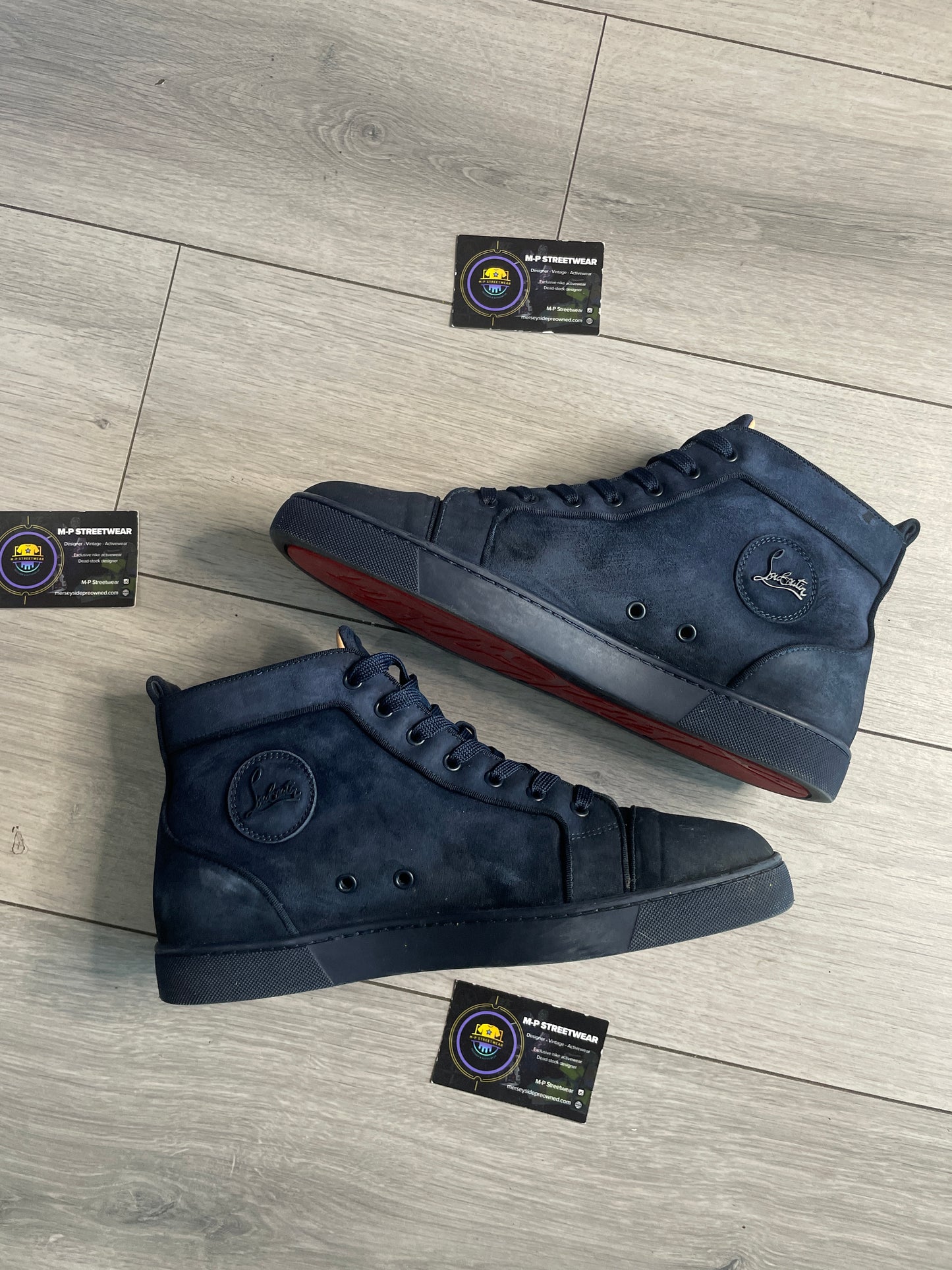 Christian Louboutin HighTops Navy