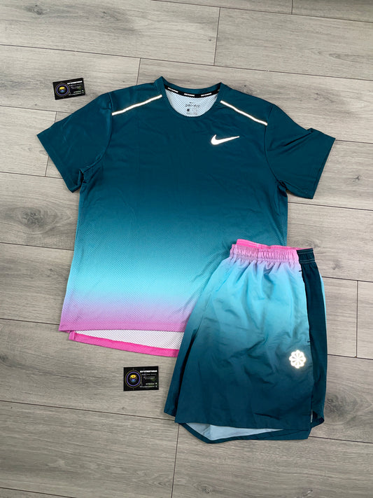Nike Gradient Miler Shorts Set