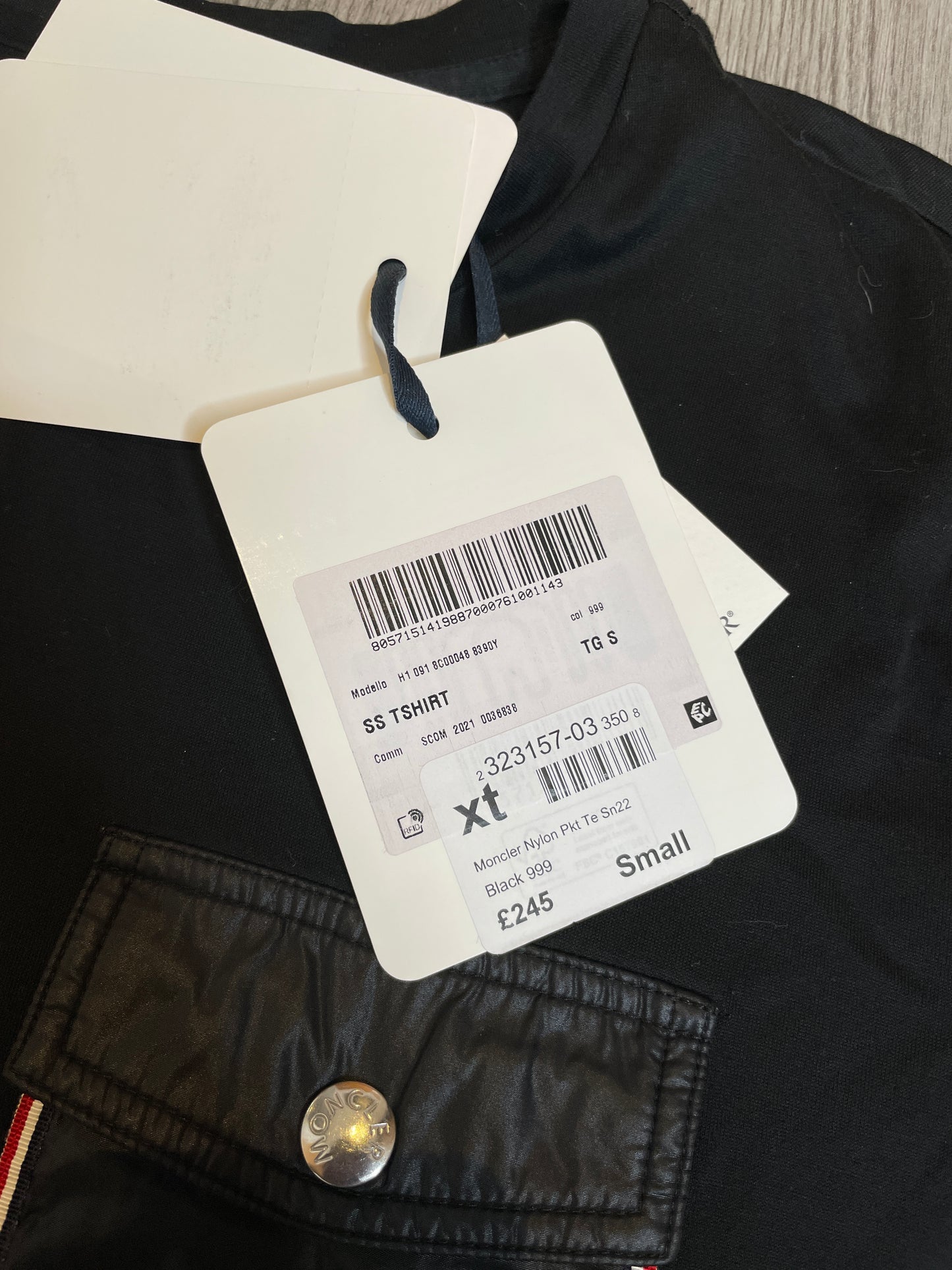 Moncler Nylon pocket tshirt