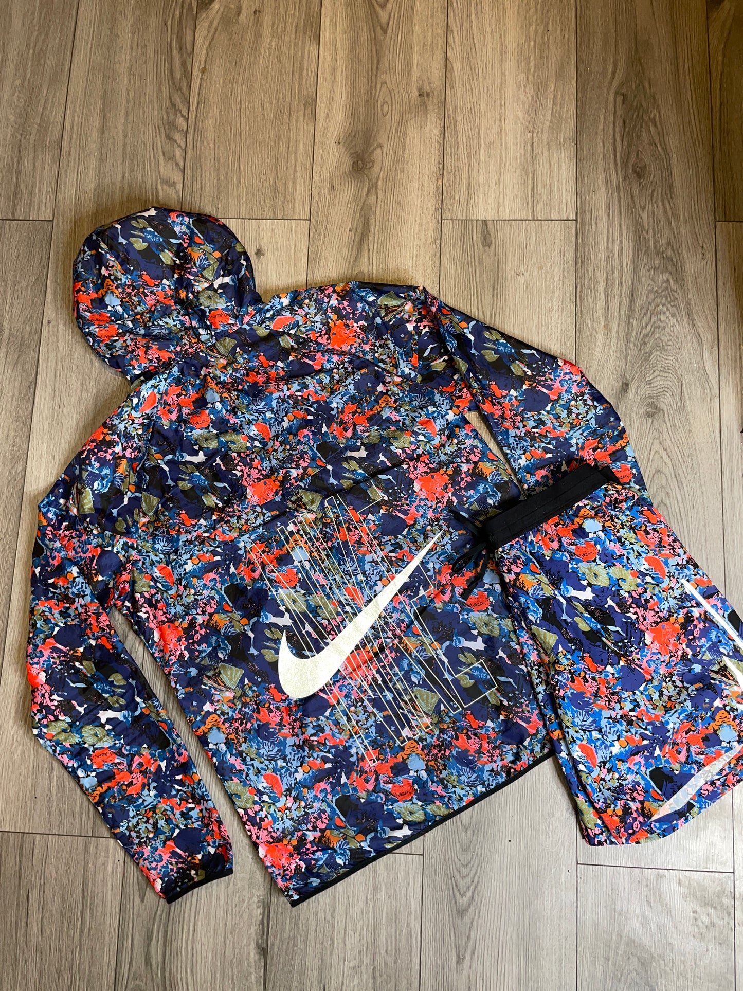 Nike floral blue set 🌺