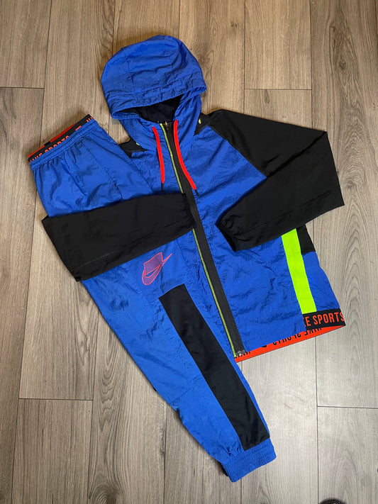 Nike sports tracksuit blue