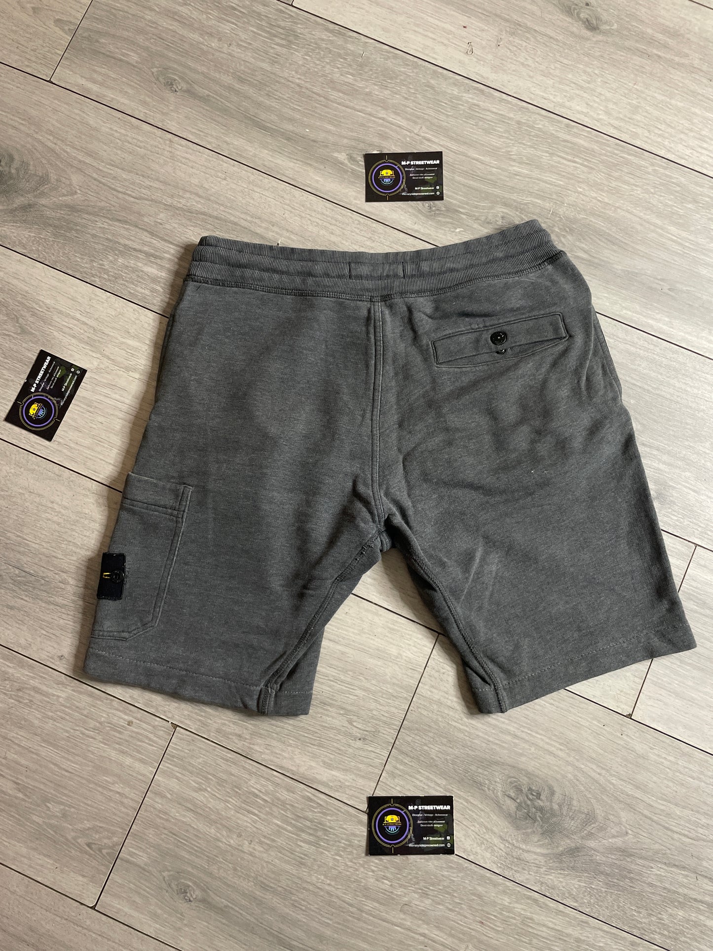 Stone Island jogger shorts grey