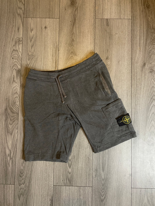 Stone Island jogger shorts grey