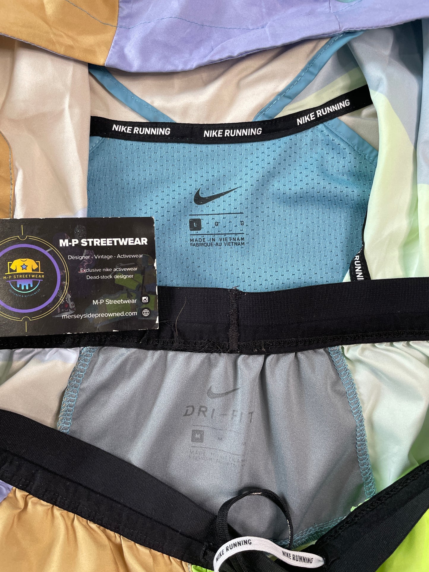 Nike Patchwork Set Neon/Teal (M)