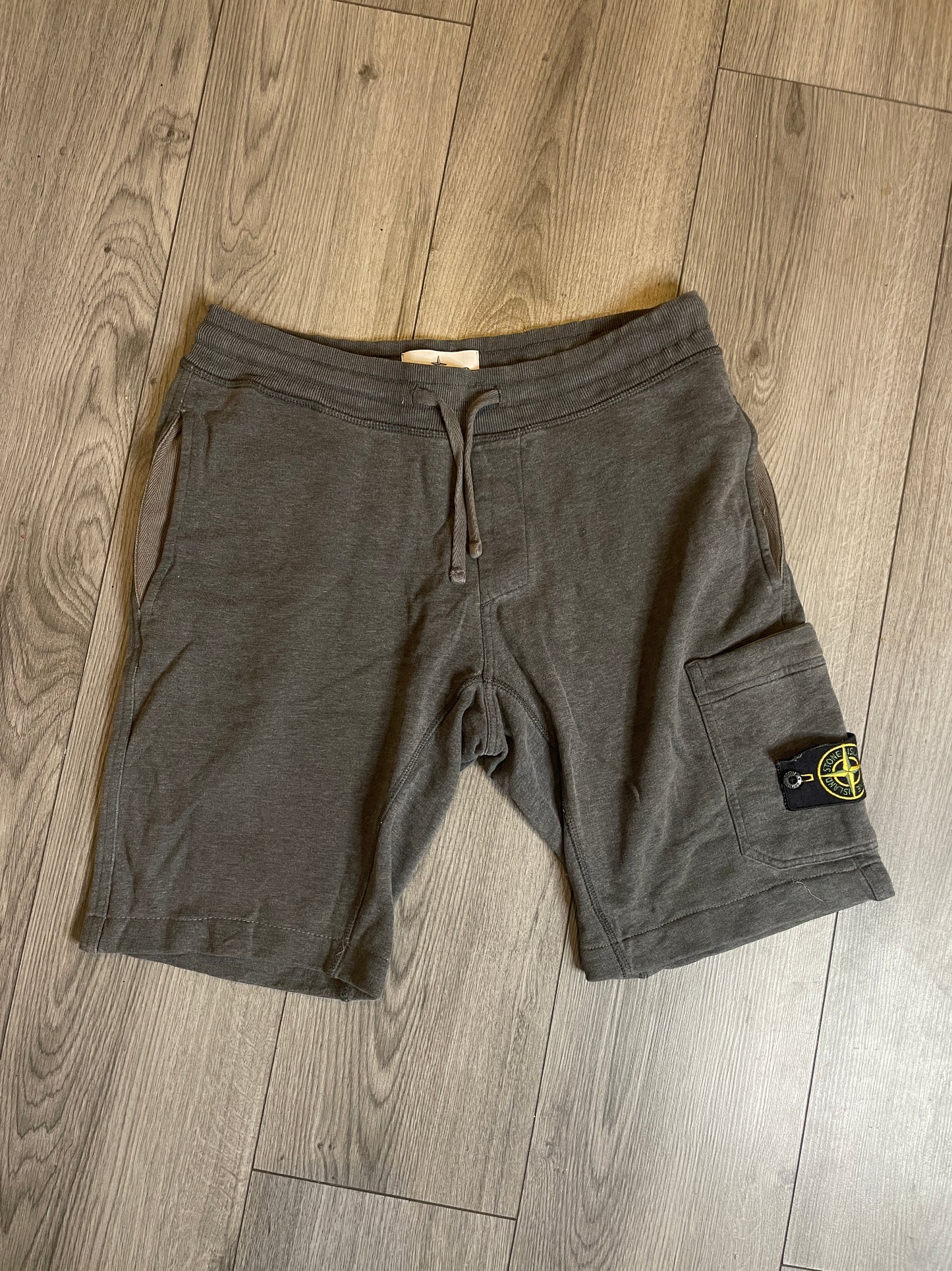 Stone Island jogger shorts grey