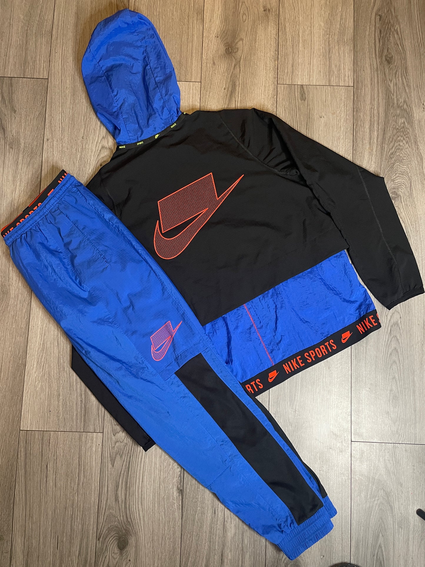 Nike sports tracksuit blue