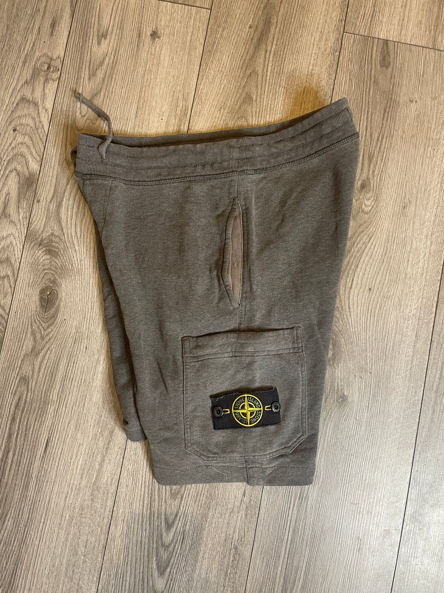 Stone Island jogger shorts grey