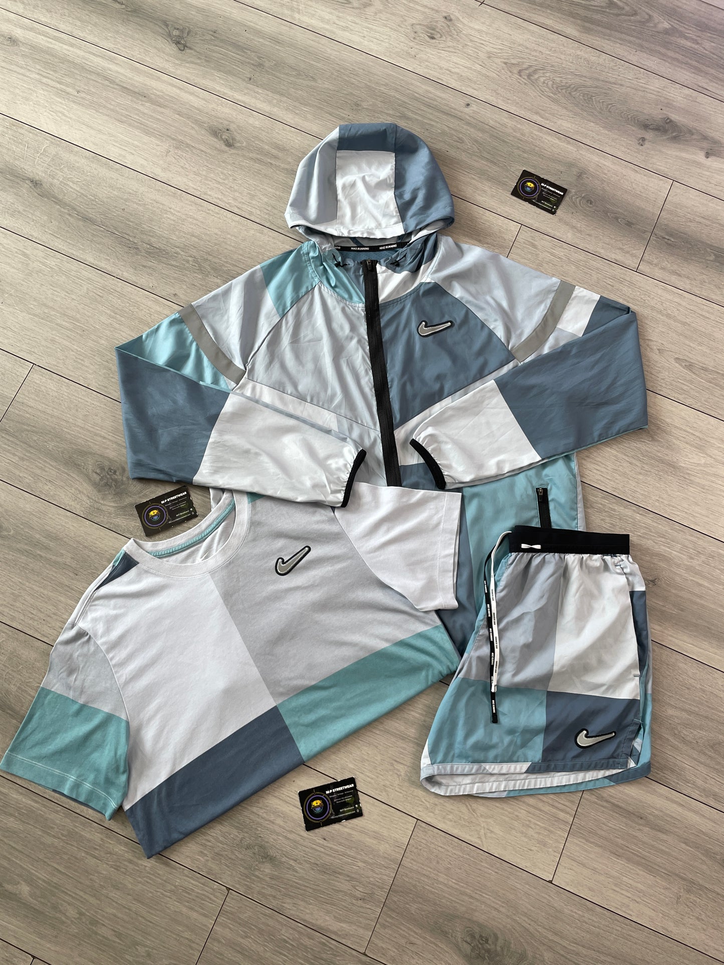 Nike Patchwork 3pc Set Blue