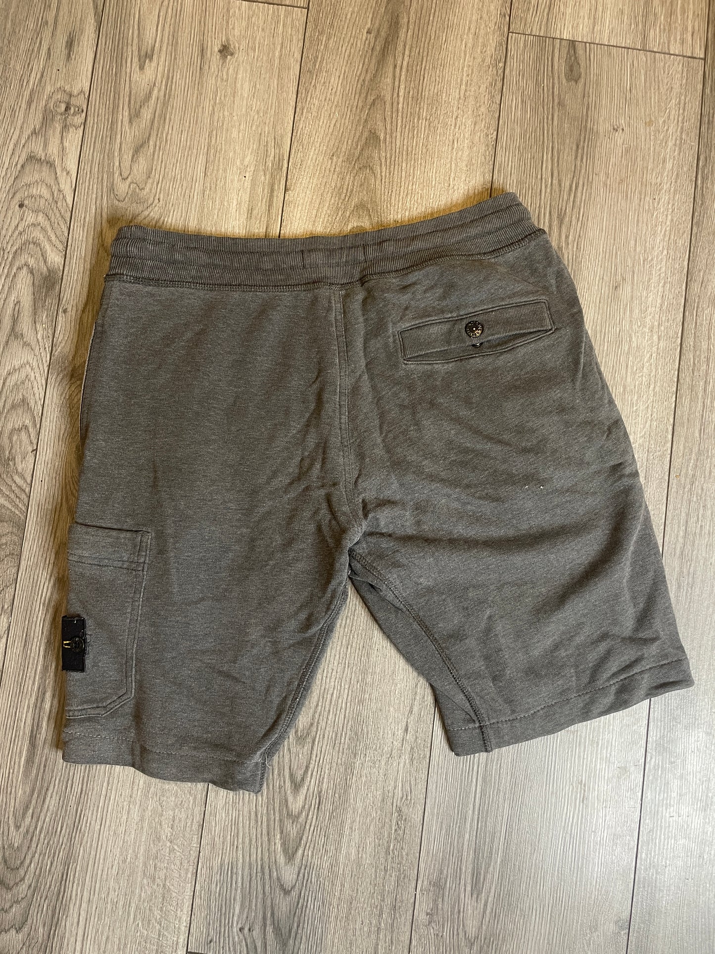 Stone Island jogger shorts grey