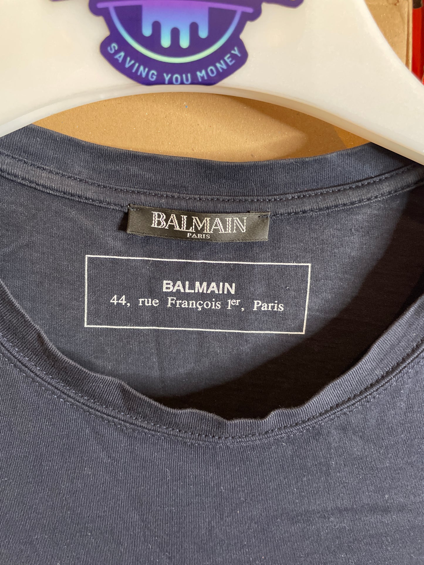Balmain tshirt navy