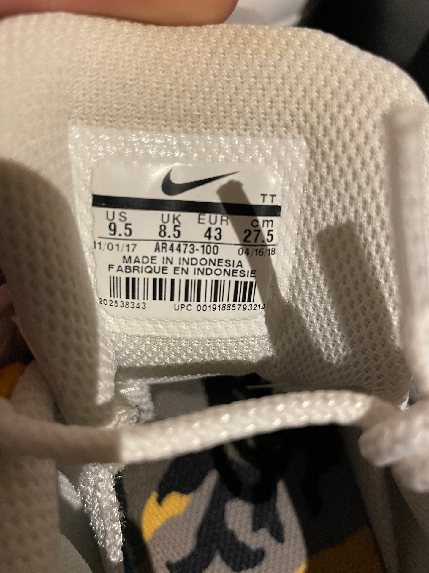 Air Max 95 ERDL Party white