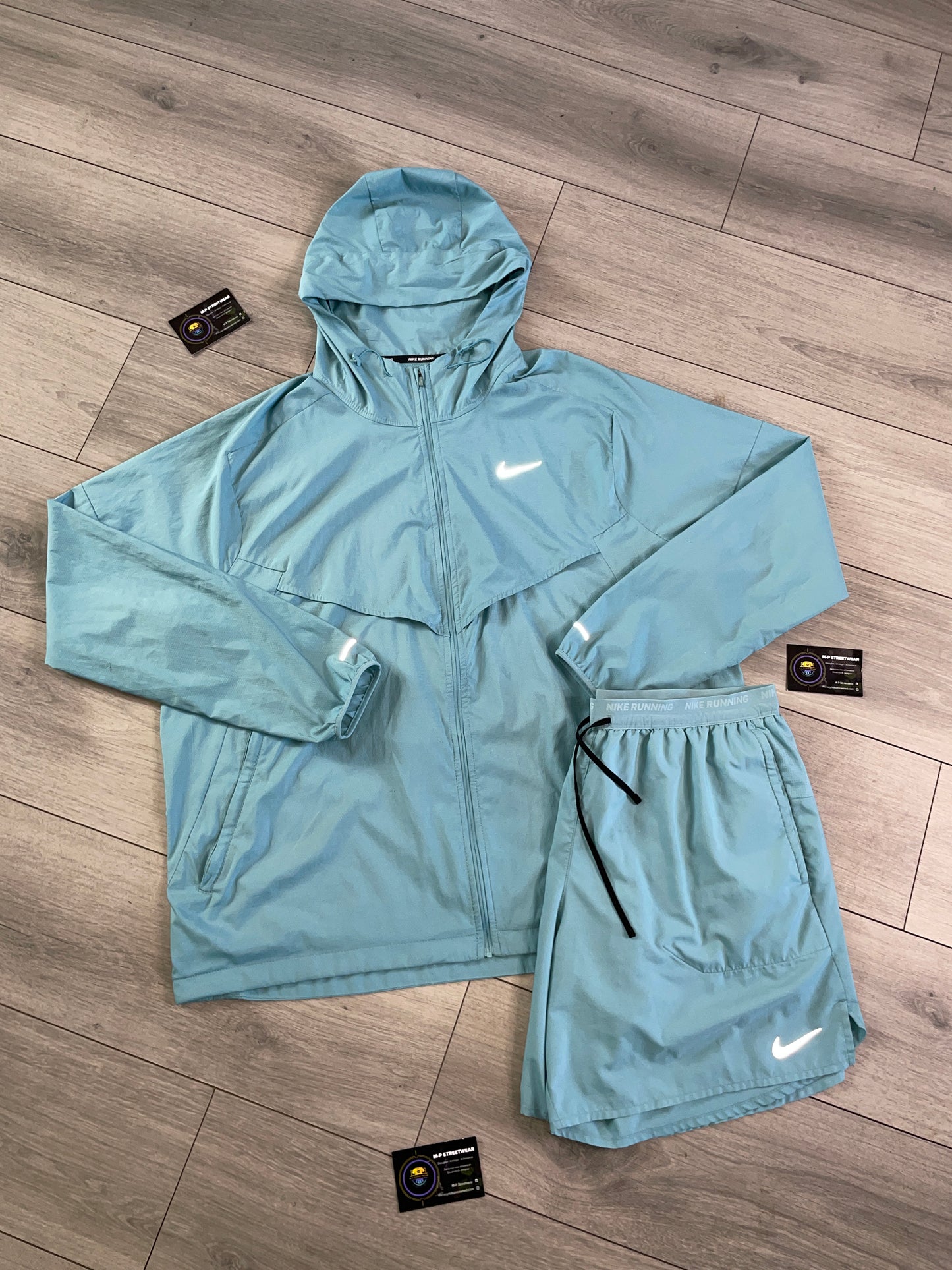 Nike miler windbreaker & shorts