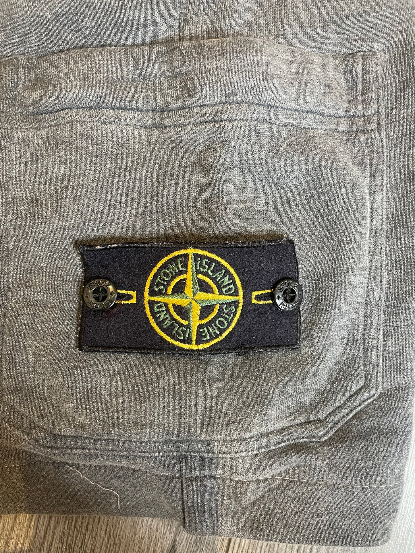 Stone Island jogger shorts grey