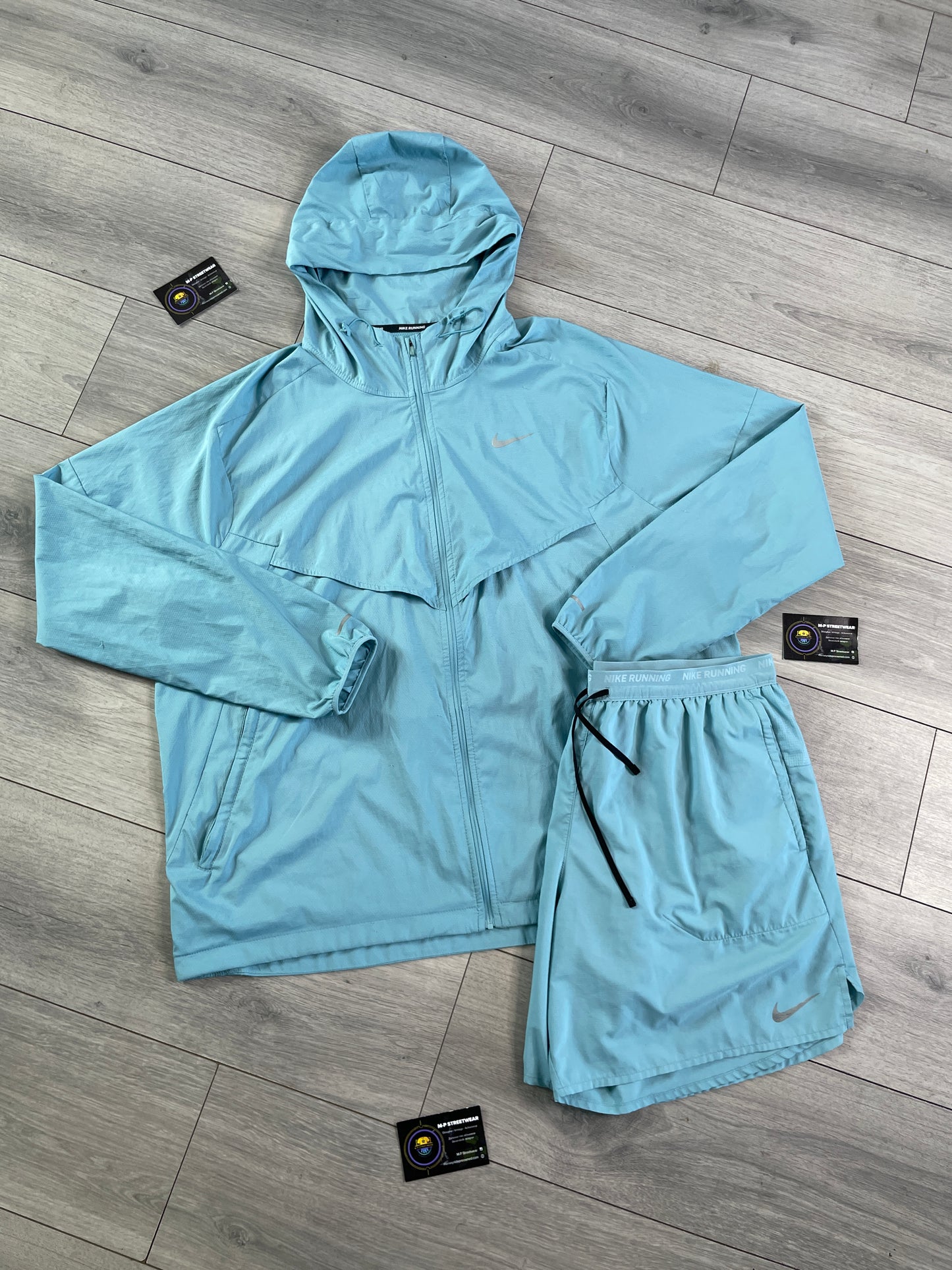 Nike miler windbreaker & shorts