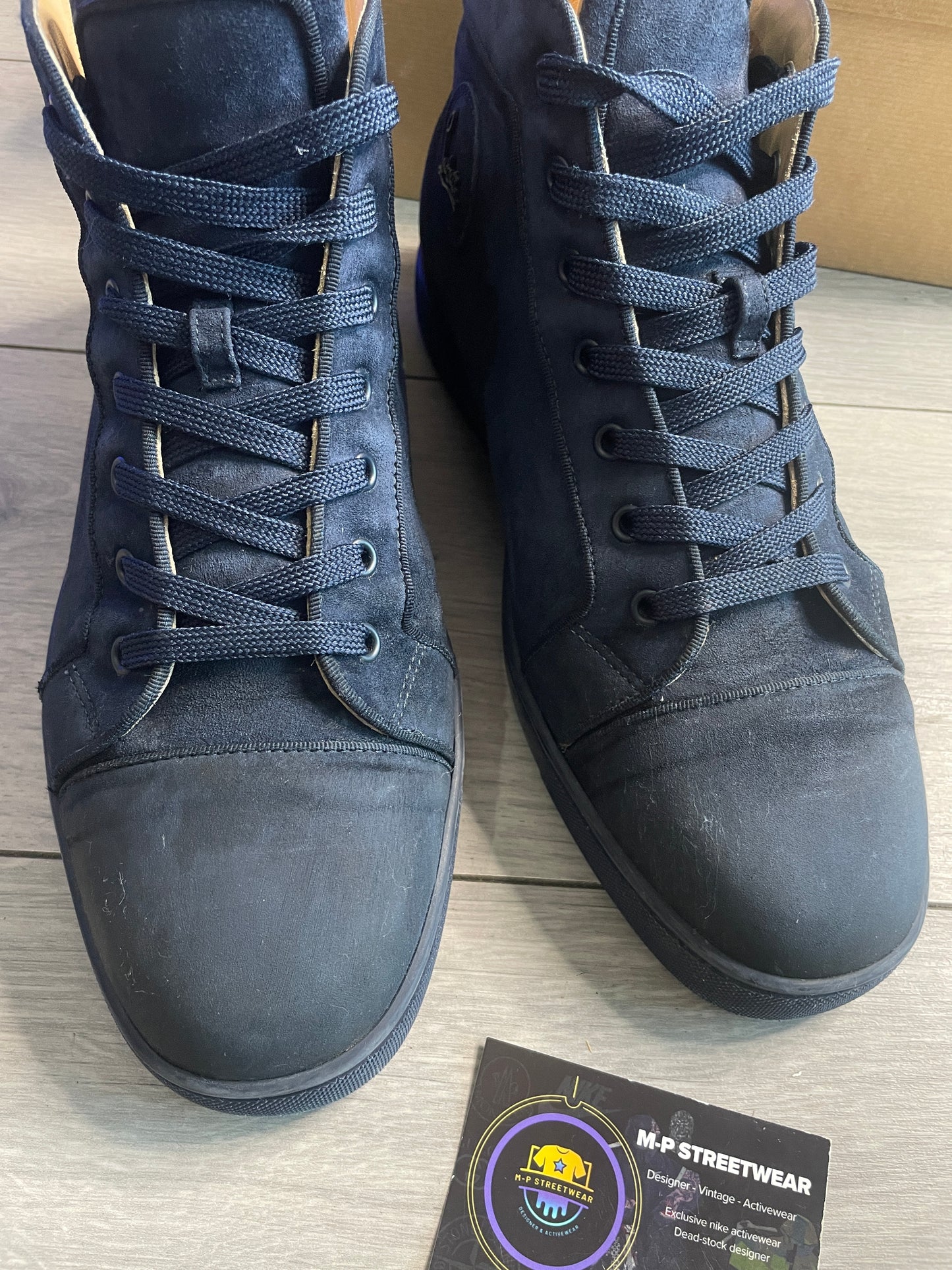 Christian Louboutin HighTops Navy