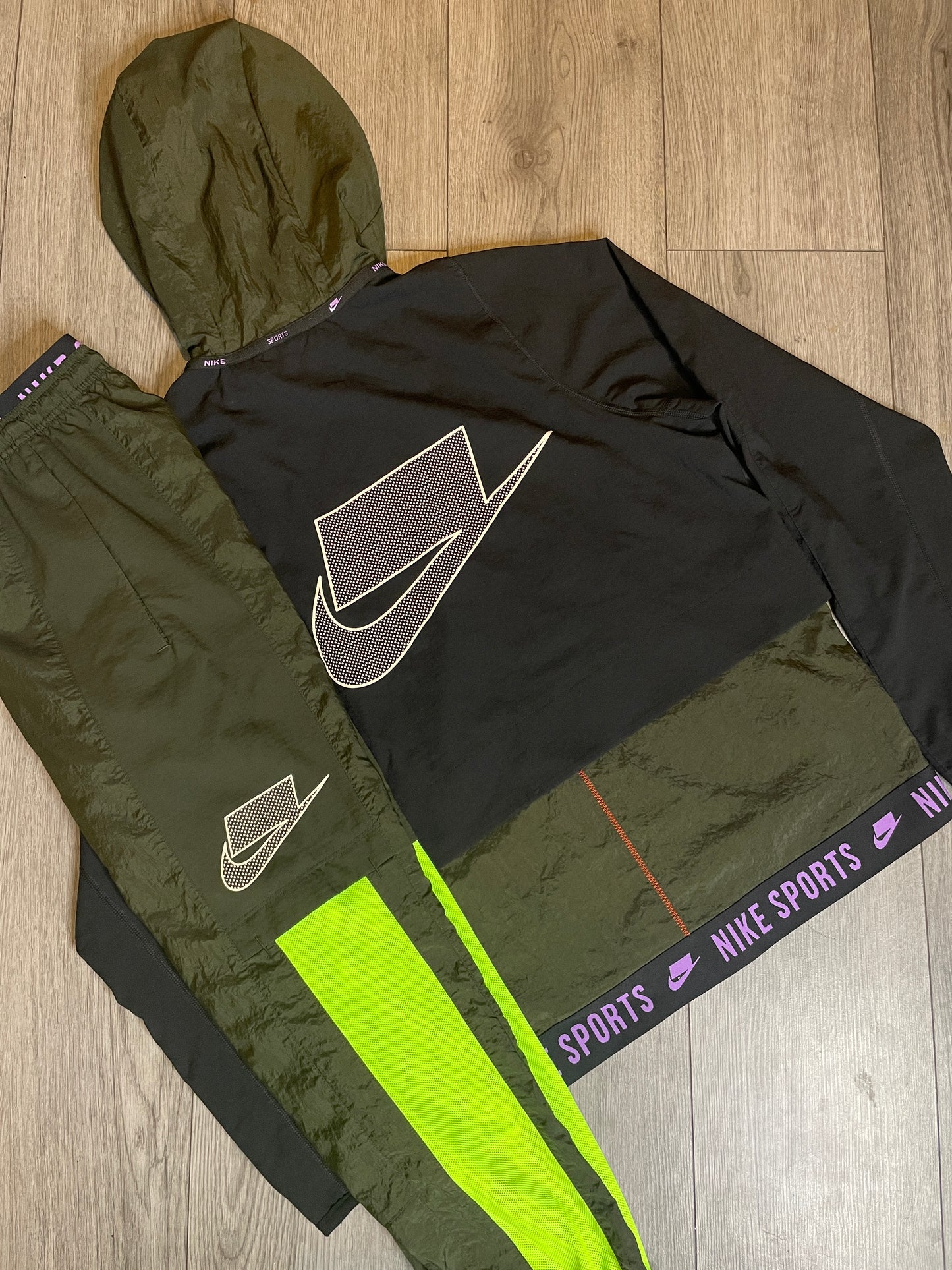 Nike sports tracksuit khaki