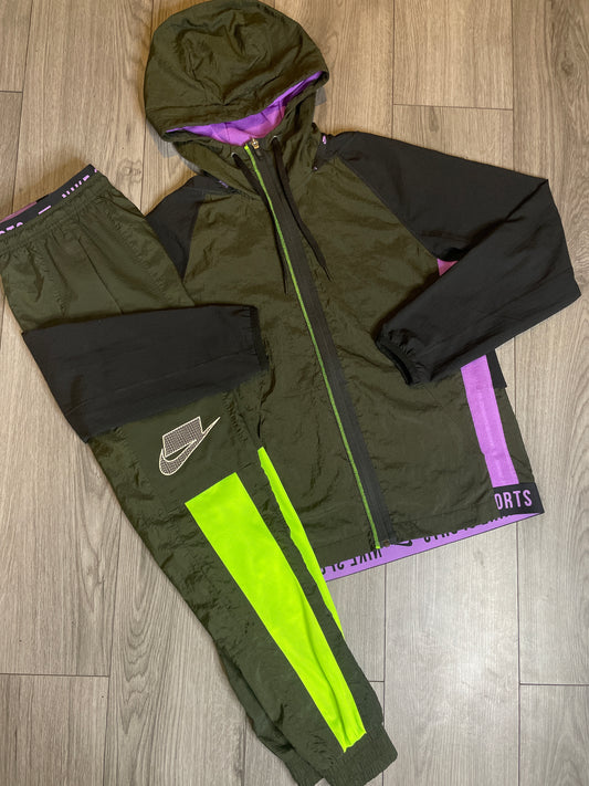 Nike sports tracksuit khaki