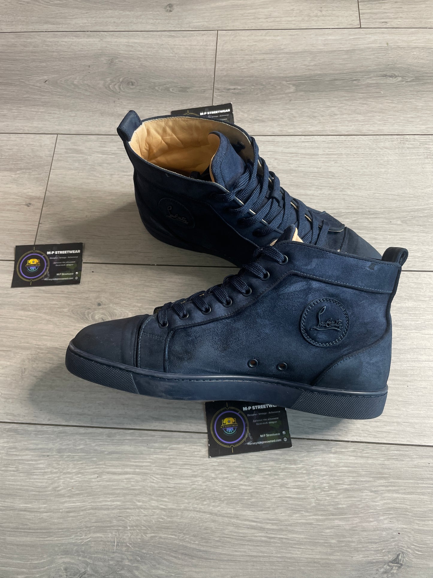 Christian Louboutin HighTops Navy