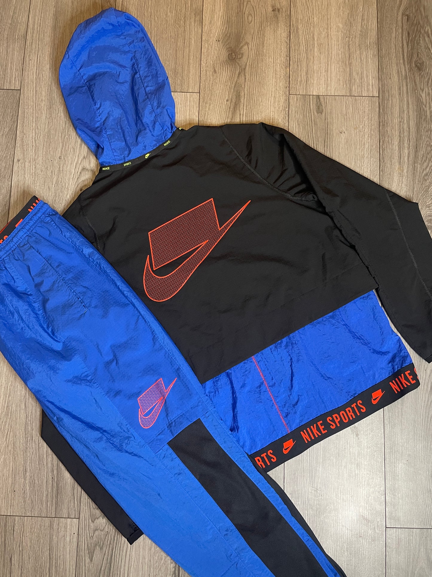 Nike sports tracksuit blue