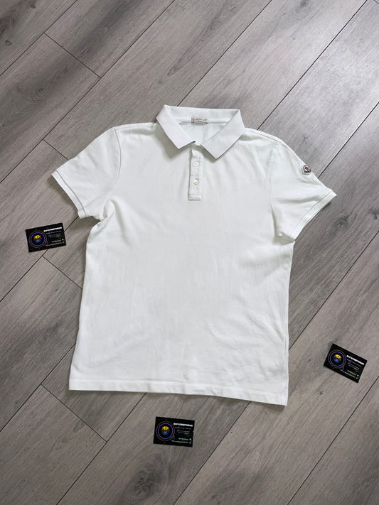 Moncler Maglia Polo White