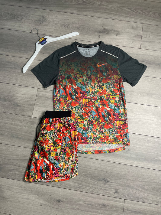 Nike Floral Set Red 🌺
