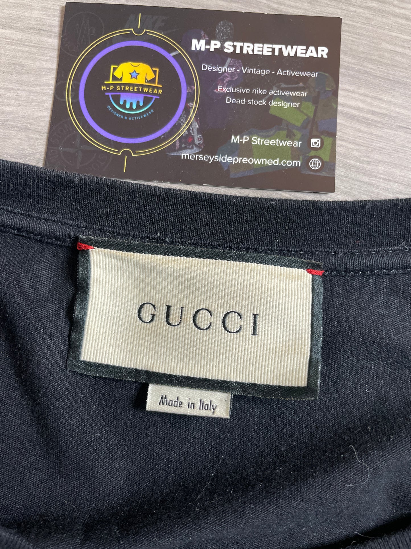Gucci Cities Rainbow Logo Tshirt (S)