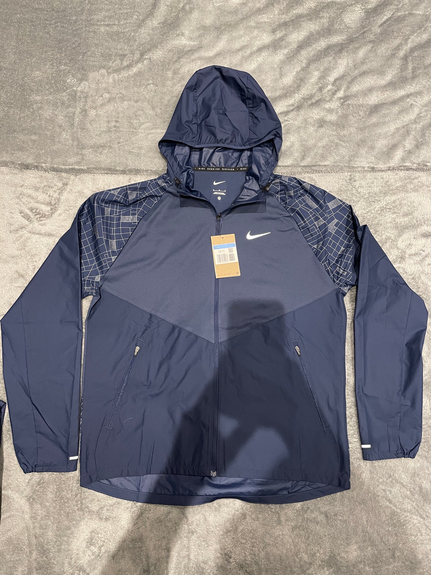 Nike running tracksuit navy