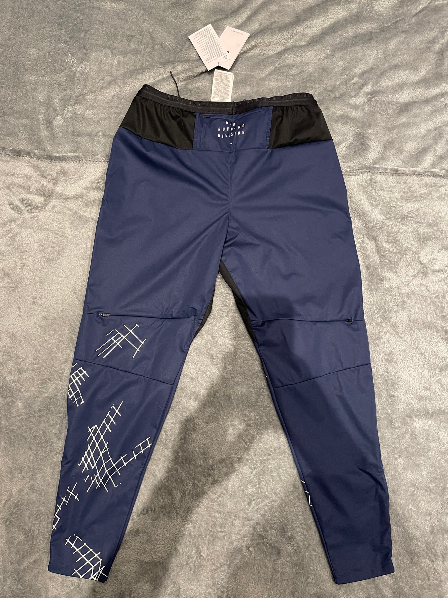 Nike running tracksuit navy